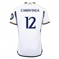 Real Madrid Eduardo Camavinga #12 Domaci Dres 2023-24 Kratak Rukav